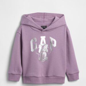 Gap Disney Toddler Minnie Mouse Pullover Hoodie‎ Size 4T - Purple / Amethyst